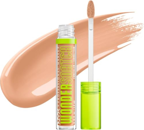 NYX Professional Makeup, Wonder Snatch Concealer, flüssig-cremige Formel, soft-mattes Finish, wasserfest, färbt nicht ab, spendet bis zu 24 Stunden Feuchtigkeit, vegane Formel, 12 Natural, 3,5 ml