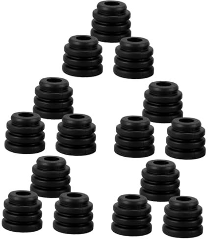 GLEAVI 15stücke Anti-vibrations-gummimatten Für Klimaanlagenkompressoren Stoßdämpfende Gummipads Geräuschreduzierung Einsetzbar Für Verschiedene