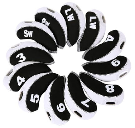LLINthy Golfschlägerhaube aus Eisen, für Golfschläger und Putter, Schutz für Golfschläger
