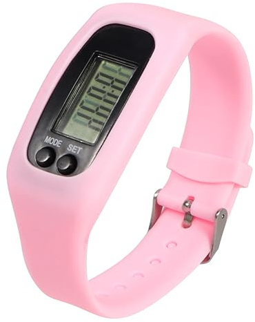 KOMBIUDA Step Counter Watch for Women Men Bracelet Running Walking Display Band Fitness Accessories Pedometer Watch