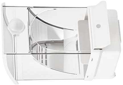 Large Capacity Parrots Food Dispenser For Bird Cages Detachable Easy To Clean Clear Food Container Pet Cage Accessories
