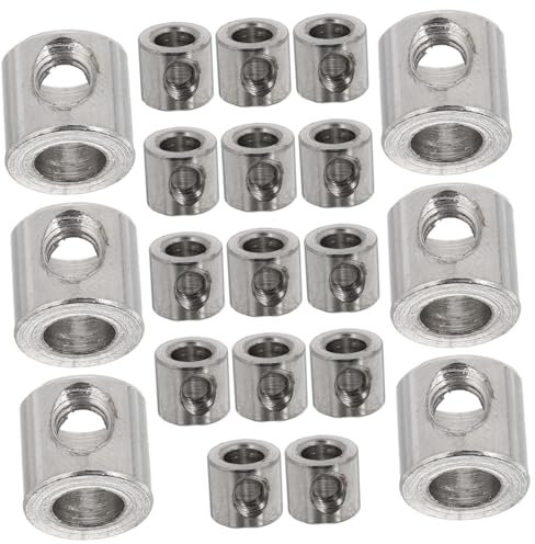 Cabilock Lot de 20 Clips de Verrouillage de Câble en Acier Clips Câbles Réglables et Extensibles pour Fixation Sécurisée Utilisation Intérieure et Extérieure Résistants et Fiables