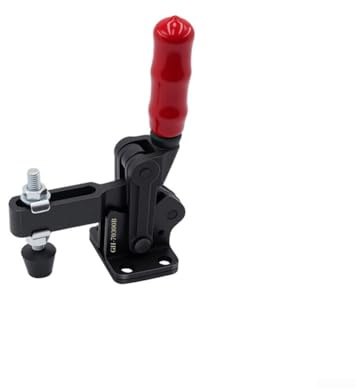 Toggle Clamp with Quick Release and Large Holding Capacity, Featuring 180 Degrees Bar Opening and Vertical Pressure Tip for Heavy Duty Applications (GH-70300B)