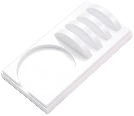 Soporte para extensiones de pestañas, soporte para pestañas postizas, bandeja de pegamentos, almohadilla de jade individual, soporte de herramientas de maquillaje, paleta adhesiva, plato adhesivo