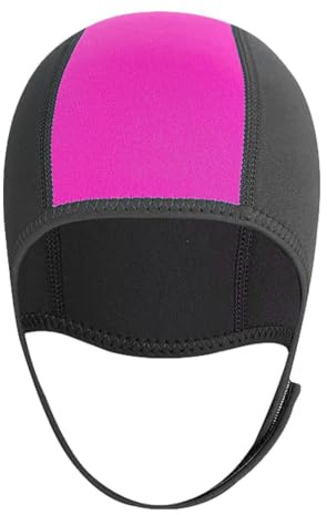 Swimcaps Women Adjustable 2.5mm Neoprene Surfing Beanie Hat