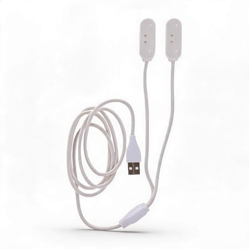 Sxhlseller GPS Hundspårare Magnetisk USB-kabel, 1m | Husdjursspårare Laddningssladd med 2 i 1 Design för Tractive DOG XL, Magnetisk Snabbladdningskabel för Hund GPS Spårare