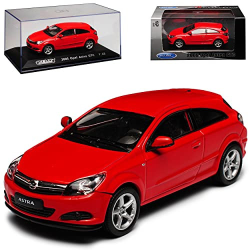 Welly Opel Astra Gtc Rot Red Coupe 1/43 Modellauto Modell Auto