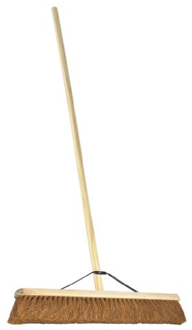 Harris Victory PA25024H 24-inch Natural Coco Platform Broom with Handle/Stay