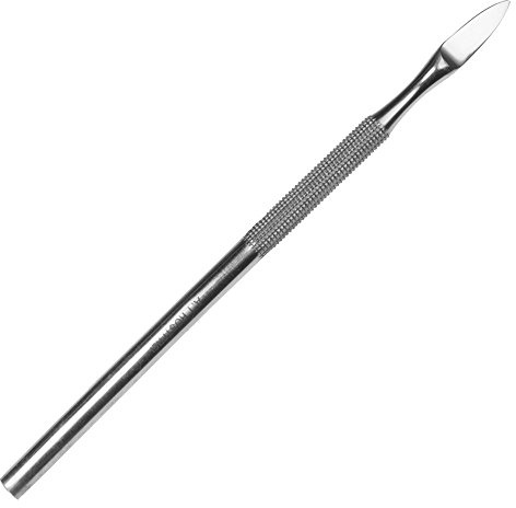 May Sicherheits-Hornhautschaber Edelstahl Pediküre Skalpell 12,5 cm | Sicheres Pediküre-Skalpell für zu Hause. 12,5 cm Hornhautschaber aus rostfreiem Edelstahl mit rutschfestem Griffprofil.