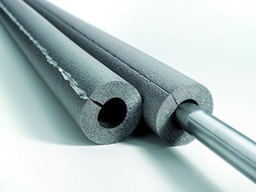 Boni-Shop PE Ø 54mm Durchmesser, 13mm Isolierung Rohrisolierung selbstklebend 2x1 m - Energiesparende Dämmung für Heizungsrohre Schaumstoff