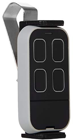 XIHADA Universal Garage Door Remote with Clip Universal Garage Door Opener Remote Universal Gate Remote Control Homelink Remote with Clip (Black with Grey)