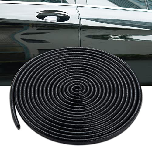 Protecteur de Bord de Porte de Voiture,Voiture en Caoutchouc en Forme de U Garniture de Voiture protecteurs de Porte Joint pour berline, camions, SUV, ATV, Bateaux (5M, Noir)