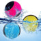 BNGXR Palla che Rimbalza in Acqua, 3pcs Palla da Salto d'Acqua in Lycra ad Asciugatura Rapida per Alleviare lo Stress Adatte per Piscina Spiaggia Mare e Attività All'aperto (Rosa Blu Giallo)