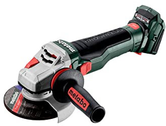 metabo Akku-Winkelschleifer WB 18 LTX BL 15-125 Quick - 18 V, 125 mm Scheiben-Ø - Brushless Motor, Schnellbremse, werkzeugloser Scheibenwechsel - Für Metallbearbeitung und Schleifen - Inkl. metaBOX
