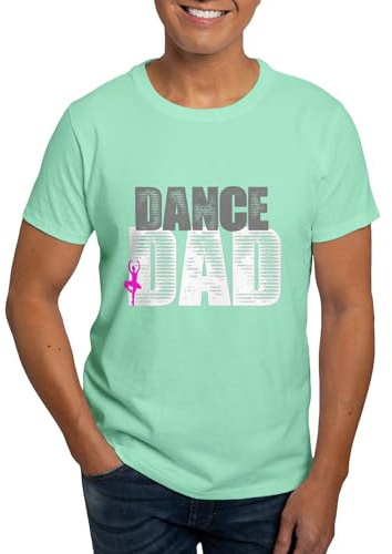CafePress Dance Dad with Ballerina T Shirt Men's Traditional Fit Casual T-Shirt Mint