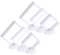 QUARKZMAN 3 Tailles 3D Flottant Affichage Boîtier, Flottant Cadre Affichage Support Supports, Transparent PE Bijoux Rangement Boîte, Blanc