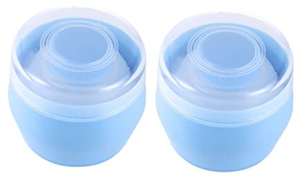 Healeved 2stücke Puderquaste Box Plüsch Puder Talkum-puderquaste-hülle Wiederverwendbar Mit Puder-puff-quaste Zur Einfachen Lagerung Und Anwendung