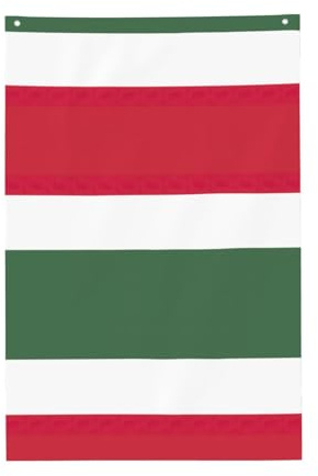 Bandiera dell'Ungheria dai colori vivaci 0,6 x 0,9 m per esterni bandiere striscioni con occhielli poliestere premium