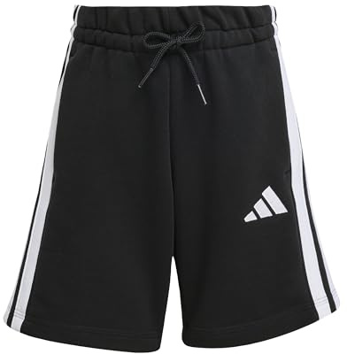 adidas Unisex niños Essentials Shorts, Black/White/White, 6-7 Years
