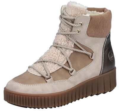 Rieker dam Y6120 snörstövlar, beige, 42 EU, Beige, 42 EU