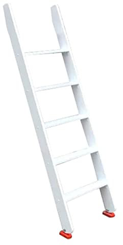 Hochbett Leiter Leiter Home Dorm Loft Twin Etagenbett Leiter Holz mit Gummi-Fußpolster, verstellbare Kletterleiter - 3 Stufen/4 Stufen/5 Stufen, Loft Home Dorm Ersatzleiter