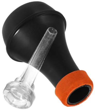 ERINGOGO Sordina de Práctica para Instrumento de Viento Ligera y Transparente con Material Abs, Mini Silenciador Reductor de Sonido para Instrumentos de Metal, Adecuado para Músicos