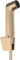 hansgrohe Bidette Handbrause S mit 1 wassersparenden Strahlart (EcoSmart), inkl. Brausehalter und Brauseschlauch 1,25 m, ohne integriertes Absperrventil, Brushed Bronze, 29238140