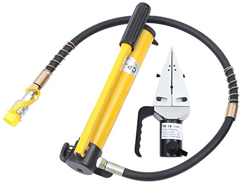 Hydraulic Flange Spreader 14T – Manual Pipeline Separator with 81mm Max Separation & 6mm Thin Tip, Split Design with Pump & Safety Blocks