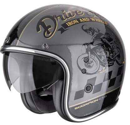 SCORPION BELFAST EVO DRIVE FAST Silver-Black-Gold M