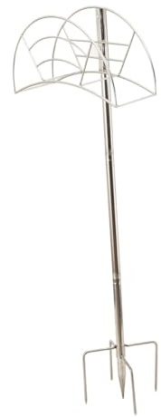 Cozyel Schlauchhalter Gartenschlauchhalter Freistehend, Edelstahl Schlauchständer Wasserschlauchhalter,Wasserschlauch Ständer, Abnehmbarer Schlauchwagen Gartenschlauch für Garage Terrasse Außenbereich