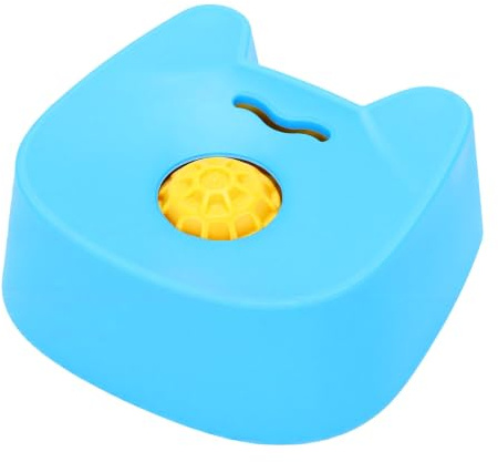 Cosiki Gamelles pour Chien à Alimentation Lente pour Un Plaisir Alimentaire Interactif avec Boule Roulante, PP + Silicone Durable, Adaptées à Toutes Les Tailles de Chiens, 1 unité (Black)