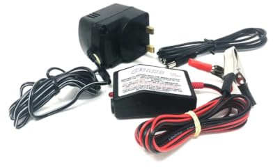 6V & 12V Battery Saver Maintainer – Automatic Trickle Charger for Lead Acid Batteries – Smart Maintenance Charger for Cars, Motorcycles, Classic Cars & Caravans