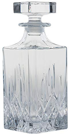 Rcr Opera Bouteille Carrée, Verre Sonore, Transparent