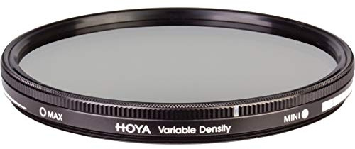 Hoya Variable Density 3-400 - Filtro polarizador de 52 mm, montura negra