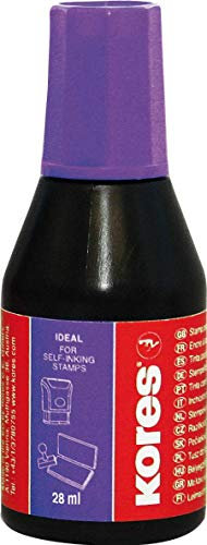 Kores SF71348 Stempelfarbe, Inhalt: 27 ml, violett