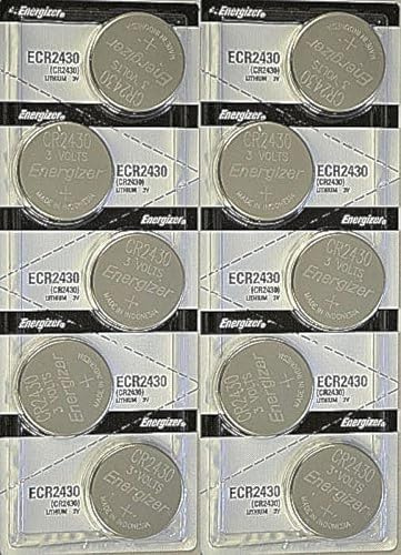 Energizer 1 X 10x Energizer CR2430 (ECR2430BP) Lithium Coin 3v Button Cell battery
