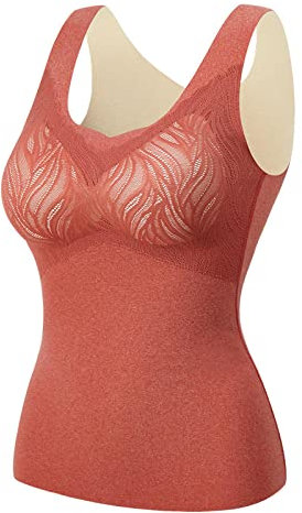 Chaleco De Pesca Talla Grande Chaleco Chaleco Cálido Sin Mangas Calidez Sin Costuras Con Cuello En V, Chaleco Grueso De Terciopelo Para Damas, Camisa De Fondo De Otoño E Invierno, Interior Sin Mangas,