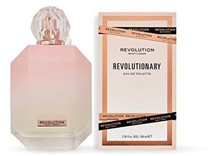 Revolution Beauty London Eau de toilette da donna, profumo per tutto il giorno, rivoluzionario, 100 ml