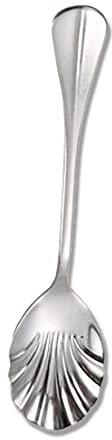 WEIESCIE Kaffeelöffel praktischer Zuckerlöffel aus Edelstahl, Vintage Löffel für Zuckerdose, Kaffeelöffel Muschelform, Mokkalöffel, Teelöffel, Silberkuchenlöffel