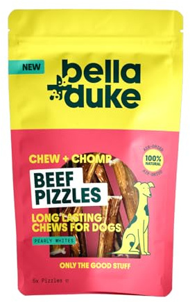 Bella+Duke Beef Pizzles Long Lasting Dental Chew for Dogs