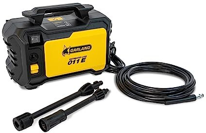 Garland - Hidrolimpiadora de Alta Presion Compacta Ultimate Lite 011 E V-23 | Potencia 1.400 W| Electrica | 110 Bar de Presion | 390 l/h de caudal