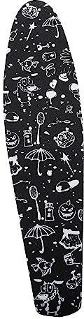 Happyyami 1 Blatt Skateboard-schleifpapier Aufkleber Für Skateboard Fledermaus Griptape Scooter Schleifpapier Aufkleber Klares Griptape Deck-grip-tape Nicht Abrasiv Korund Zubehör Rutschfest
