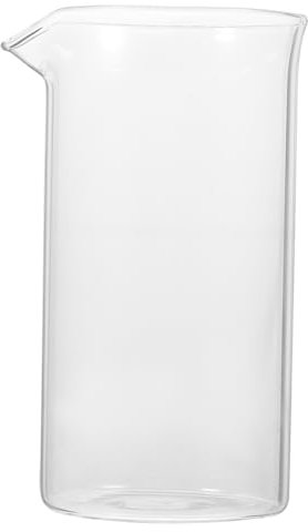 Zerodeko Press Coffee Replacement Beaker Glass Cup 350ml with Smooth Polished Surface, Compatible with Cafetiere 6 Cup Models for Daily Use