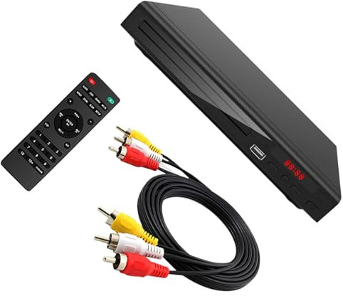 WUUISDNX Lettore Dvd per cantare con Funzione di Lettura Diretta USB per Lettore CD per regione Smart TV Gratuita per Lettori CD 1080p FORCD