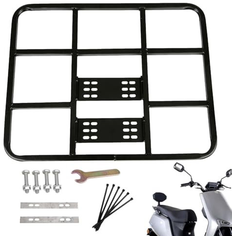 Bikes Trunk Rack - Bikes Pannier Rack, Food Delivery Bracket | Bikes Metal Rear Rack Cargo Carrier, Bicycles Bag Luggage Cargo Carrier Rack, Bicycles Cargo Rack for Food Box Delivery