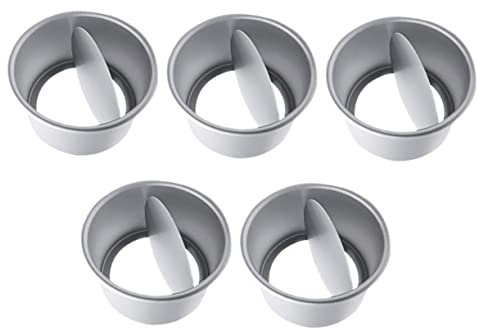 Ciieeo 5stücke Käseformen-set Aus Aluminiumlegierung Zum Backen Runde Für Käsekuchen Mousse-kuchen Und Andere Backwaren Mit Abnehmbarem Boden