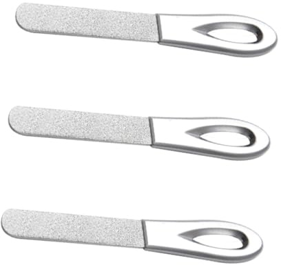 Healeved Stilvolle Fingernagel-polierfeilen 3-teiliges Set Doppelseitige Pediküre-nagelfeile Nagel Für Maniküre