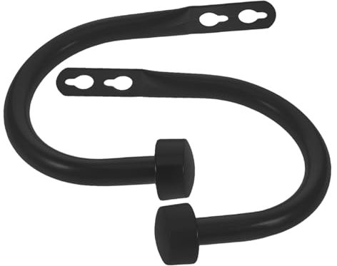 Gatuida 2piezas Gancho para Accesorios De Cortina Forma Herrajes De Hierro para Pared Decoración Vintage para Ventana Soporte para Barra De Cortina