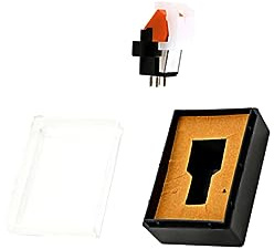 VICASKY Gramophone rouge - Aiguilles de tourne-disque en plastique - Petites aiguilles de tourne-disque - Outil de rechange pour tourne-disque - Pièce phonographique en plastique