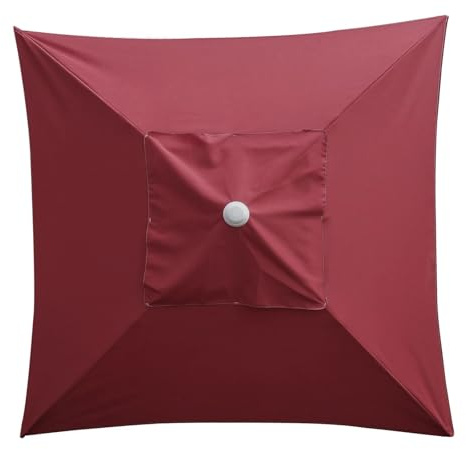 Ombrellone Da Spiaggia Ombrellone Da Giardino Quadrato In Poliestere, 2x2 M, Parasole, Ombrellone Da Giardino, Accessori For La Casa, Copertura Anti-UV For Ombrellone Da Esterno Ampia Gamma Di Applica